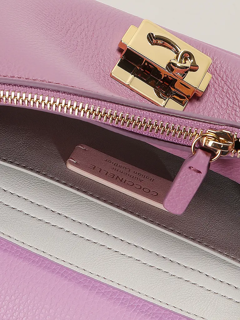 COCCINELLE | Bolso de cuero - Bolso de hombro C-ME LOCK Medium | Fucsia