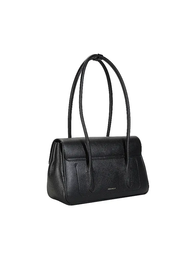 COCCINELLE | Bolso de cuero - Bolso de hombro C-ME LOCK | Negro