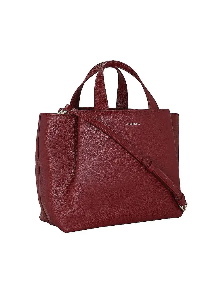 COCCINELLE | Bolso de cuero - Bolso de mano COCCINELLEMALORY | Rojo oscuro