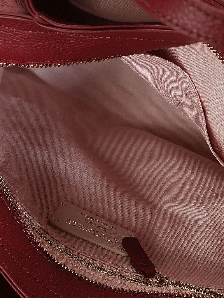 COCCINELLE | Bolso de cuero - Bolso de mano COCCINELLEMALORY | Rojo oscuro
