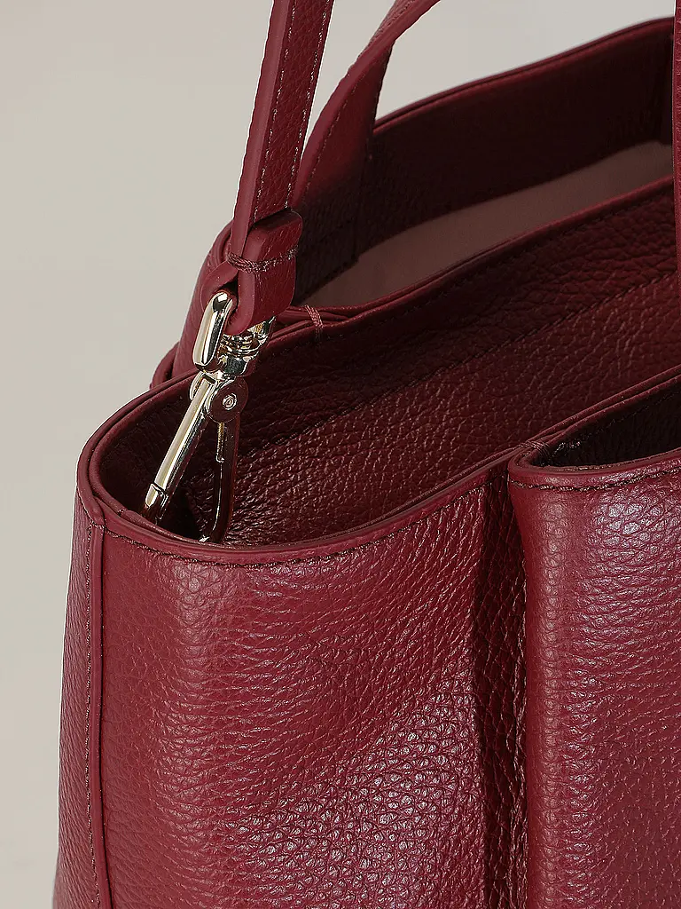 COCCINELLE | Bolso de cuero - Bolso de mano COCCINELLEMALORY | Rojo oscuro