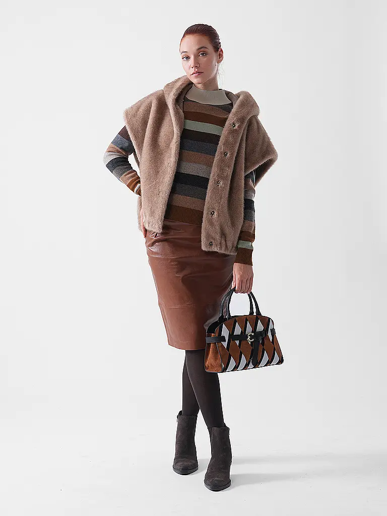 COCCINELLE | Bolso de cuero - Bolso de mano COCCINELLESABINE | Marrón