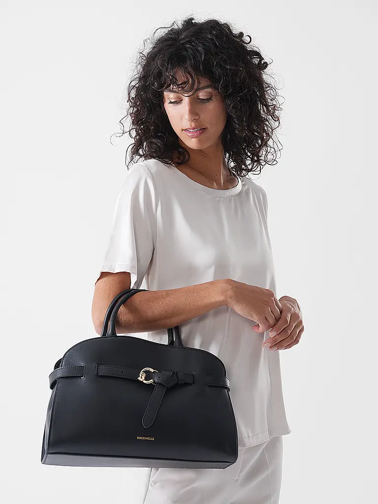 COCCINELLE | Bolso de cuero - Bolso de mano COCCINELLESABINE | Negro