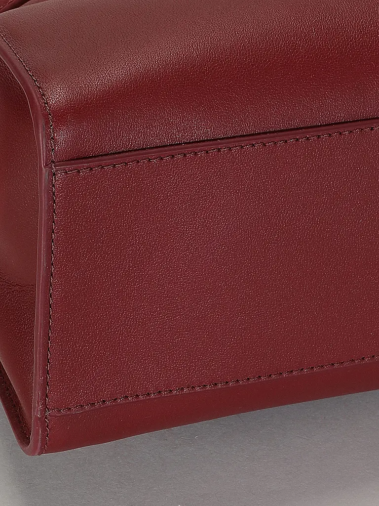 COCCINELLE | Bolso de cuero - Bolso de mano COCCINELLESABINE | Rojo oscuro