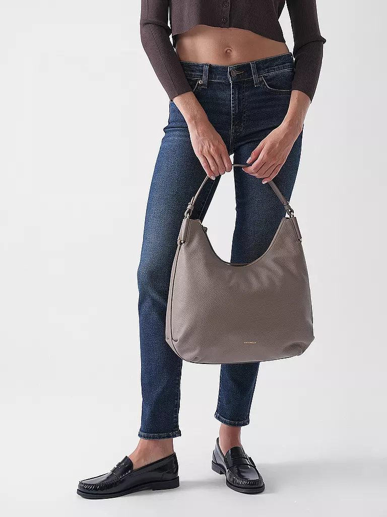 COCCINELLE | Bolso de cuero - Bolso Hobo COCCINELLEREBEKKA | Beige