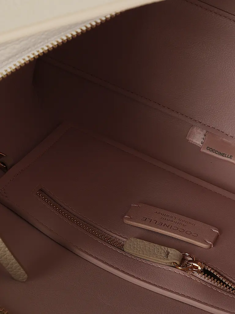 COCCINELLE | Bolso de cuero - Hobo Bag C-ME | Crema