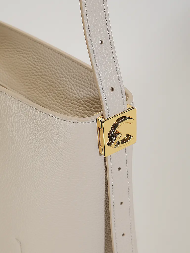 COCCINELLE | Bolso de cuero - Hobo Bag C-ME | Crema