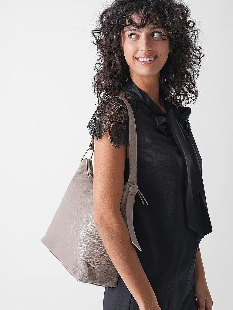 COCCINELLE | Bolso de cuero - Hobo COCCINELLEMALORY | Beige