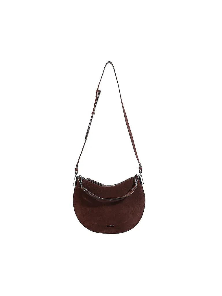 COCCINELLE | Bolso de cuero - Hobo COCCINELLESUNUP SUEDE | Marrón