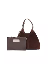 COCCINELLE | Bolso de cuero - Mini Bag C-EASY | Marrón
