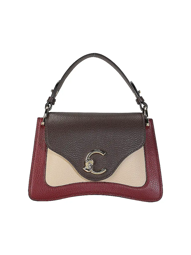 COCCINELLE | Bolso de cuero - Mini Bag C-ME TRICOLORE | Marrón