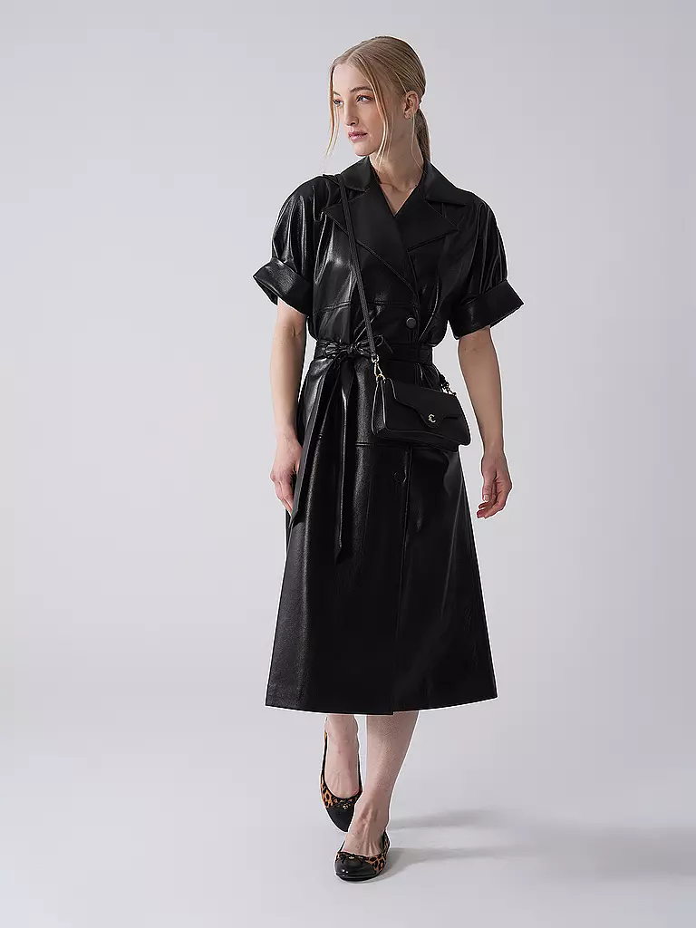 COCCINELLE | Bolso de cuero - Mini Bag C-ME | Negro