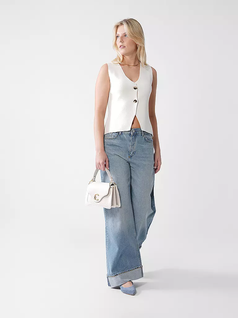 COCCINELLE | Bolso de cuero - Mini Bag C-ME | Blanco