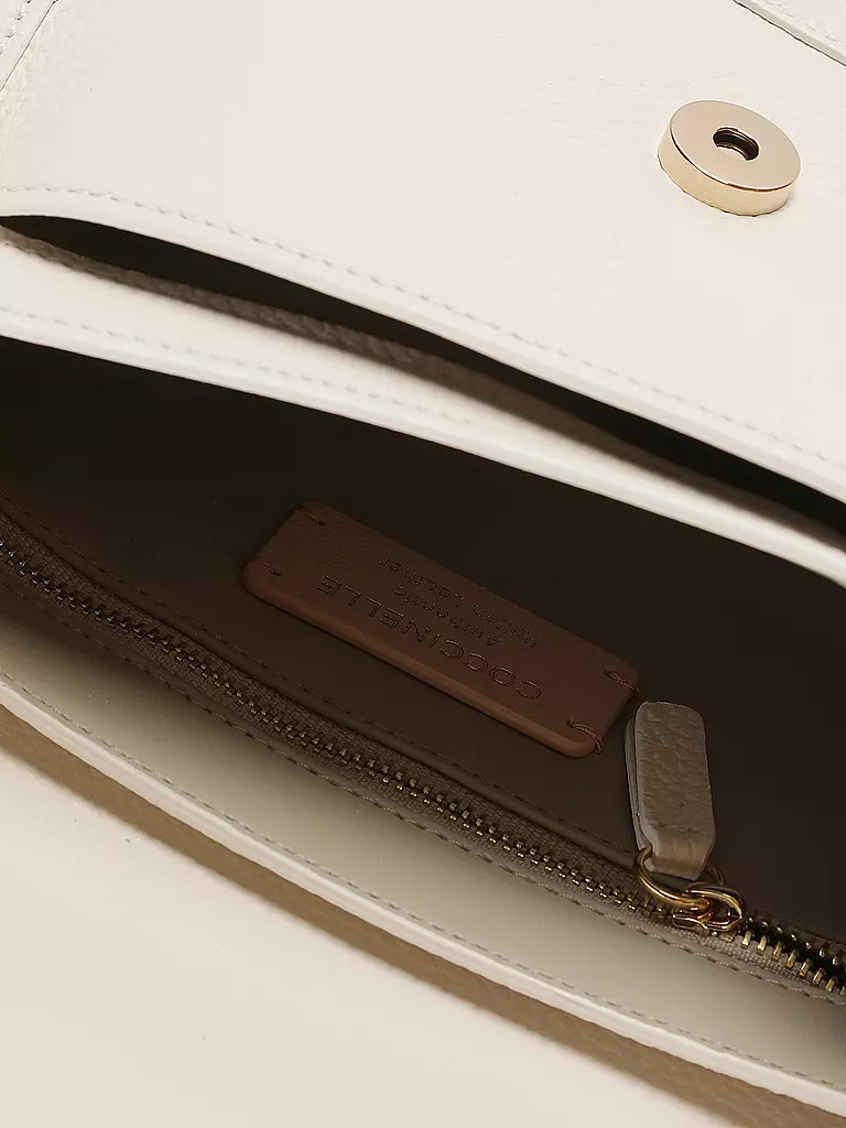 COCCINELLE | Bolso de cuero - Mini Bag C-ME | Blanco