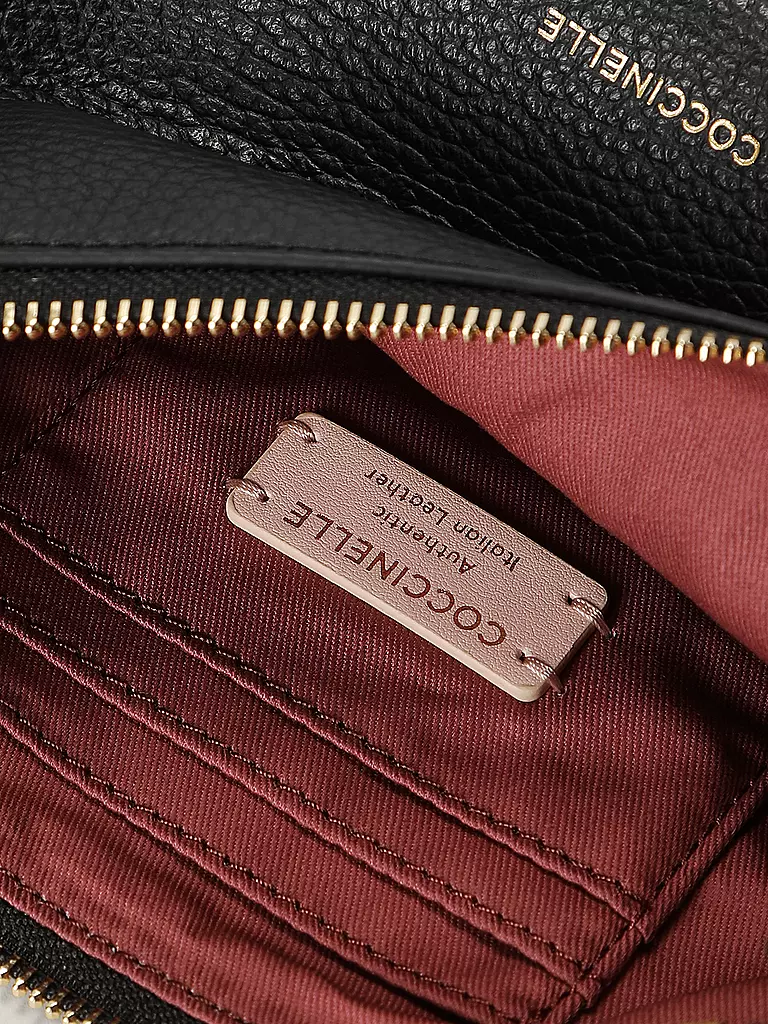 COCCINELLE | Bolso de cuero - Mini Bag COCCINELLEAURA | Negro