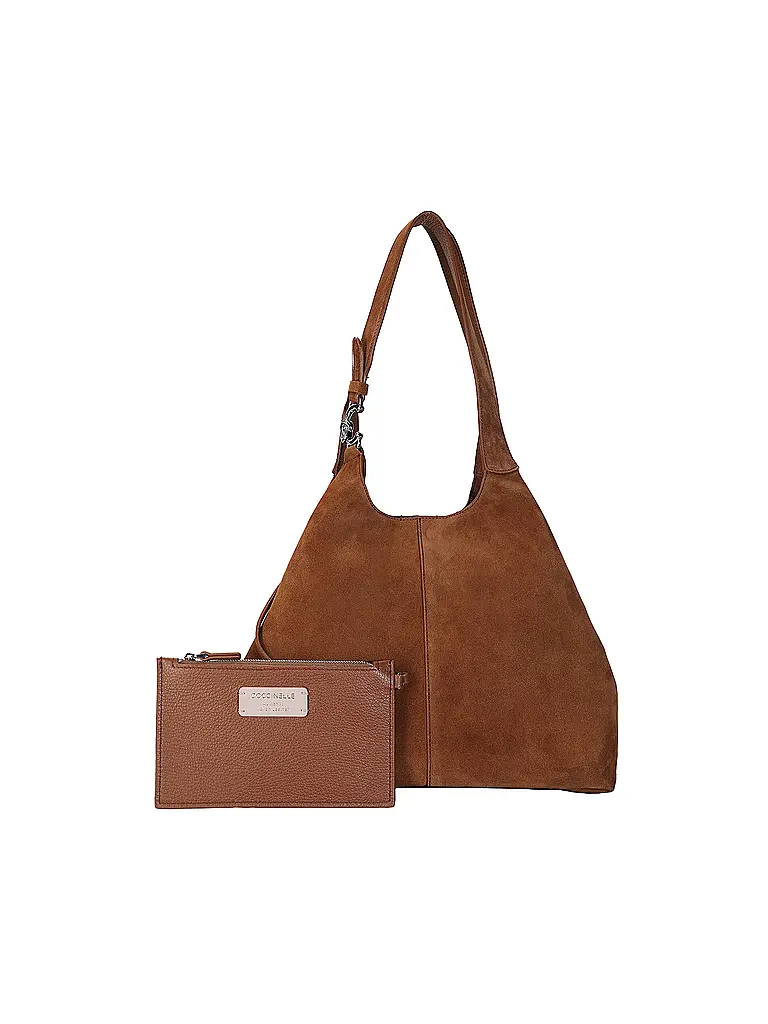 COCCINELLE | Bolso de cuero - Shopper C-EASY | Camel