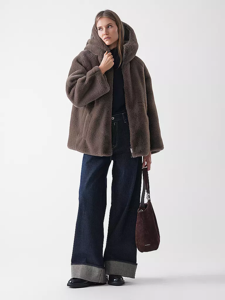 COCCINELLE | Bolso de cuero - Shopper C-EASY | Marrón