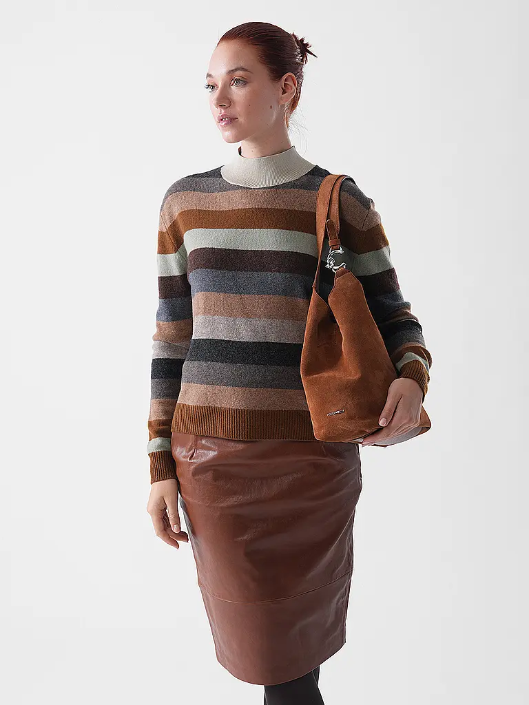 COCCINELLE | Bolso de cuero - Shopper C-EASY | Camel