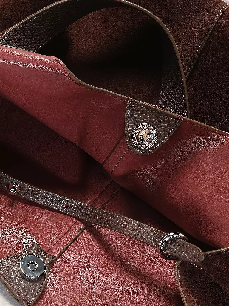 COCCINELLE | Bolso de cuero - Shopper C-EASY | Marrón