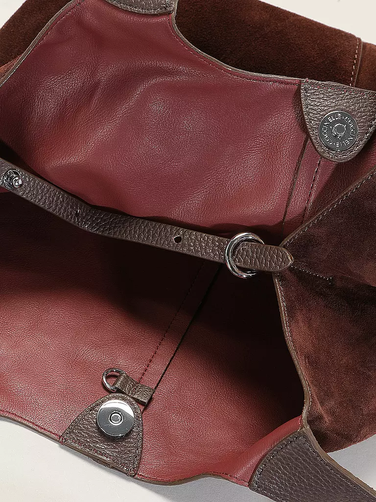 COCCINELLE | Bolso de cuero - Shopper C-EASY | Marrón