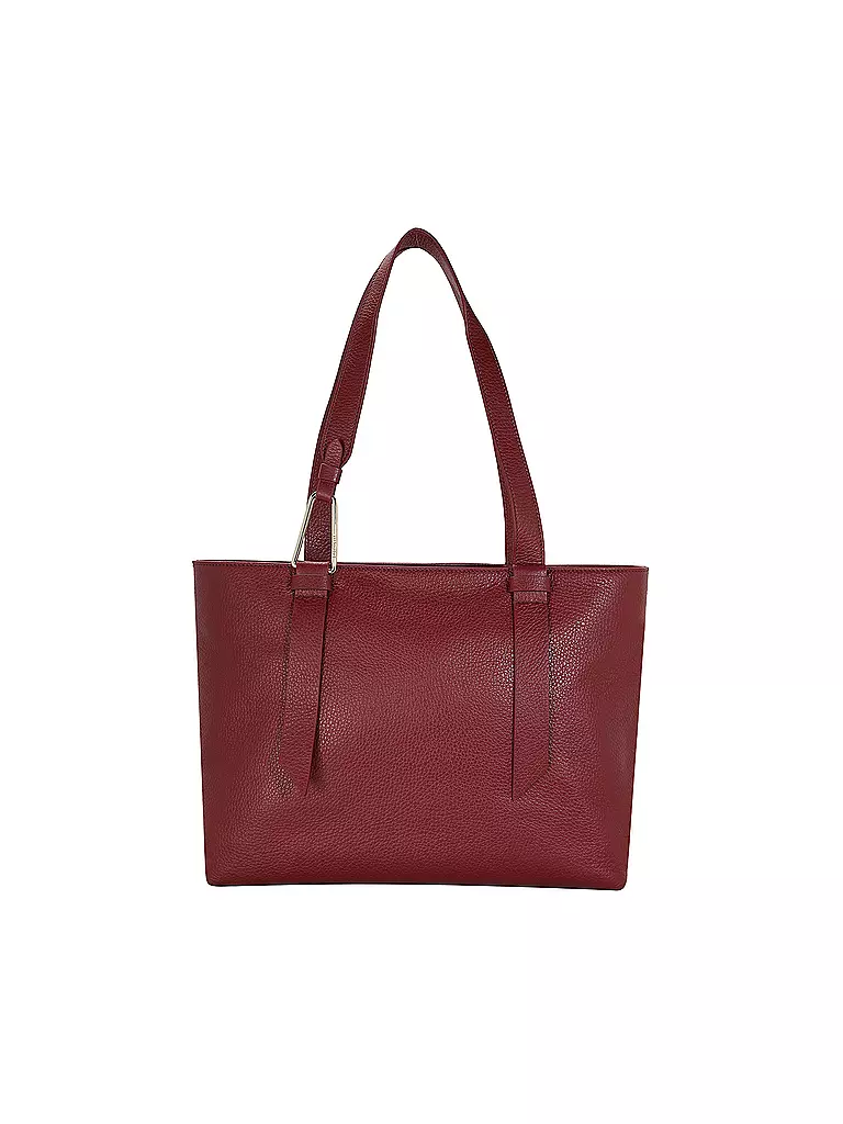 COCCINELLE | Bolso de cuero - Shopper COCCINELLEMALORY | Rojo oscuro