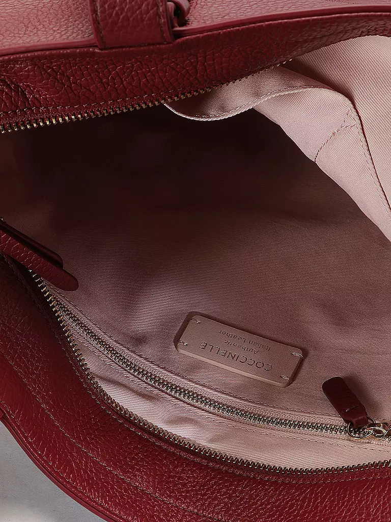 COCCINELLE | Bolso de cuero - Shopper COCCINELLEMALORY | Rojo oscuro