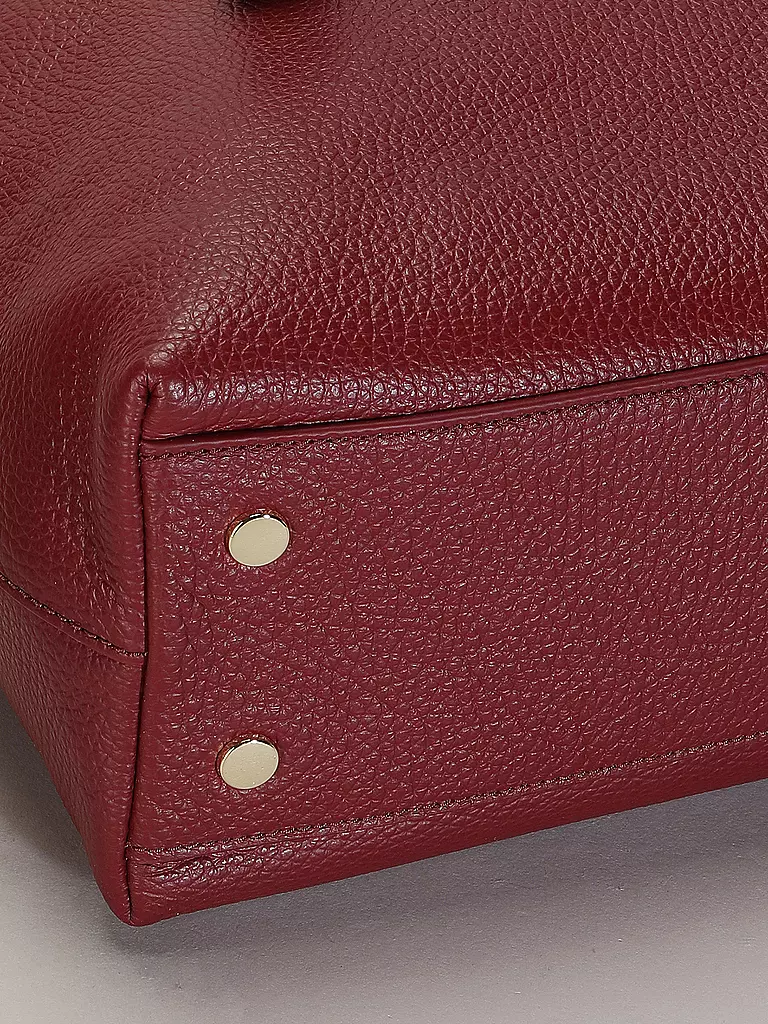 COCCINELLE | Bolso de cuero - Shopper COCCINELLEMALORY | Rojo oscuro
