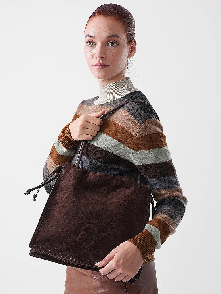 COCCINELLE | Bolso de cuero - Shopper COCCINELLESULSE | Marrón
