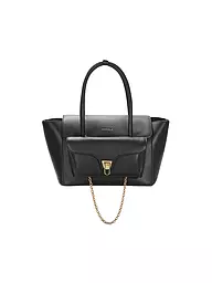 COCCINELLE | Bolso de cuero - Shopper DOBBLE BEAT | Negro