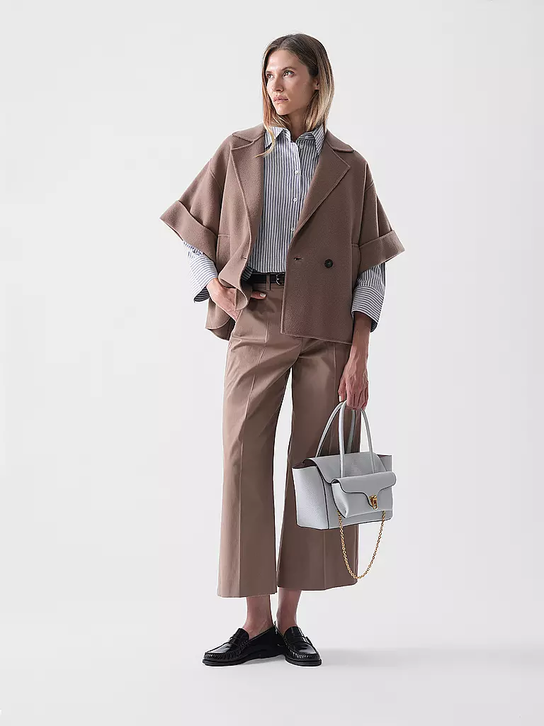 COCCINELLE | Bolso de cuero - Shopper DOBBLE BEAT | Azul claro