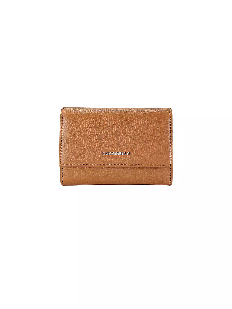 COCCINELLE | Geldbörse METALLIC SOFT | Camel