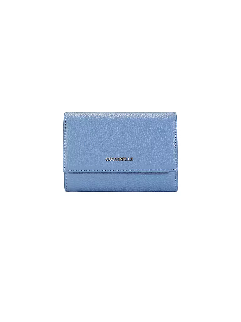 COCCINELLE | Geldbörse METALLIC SOFT | Azul claro