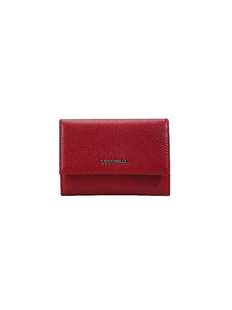 COCCINELLE | Geldbörse METALLIC SOFT | Rojo