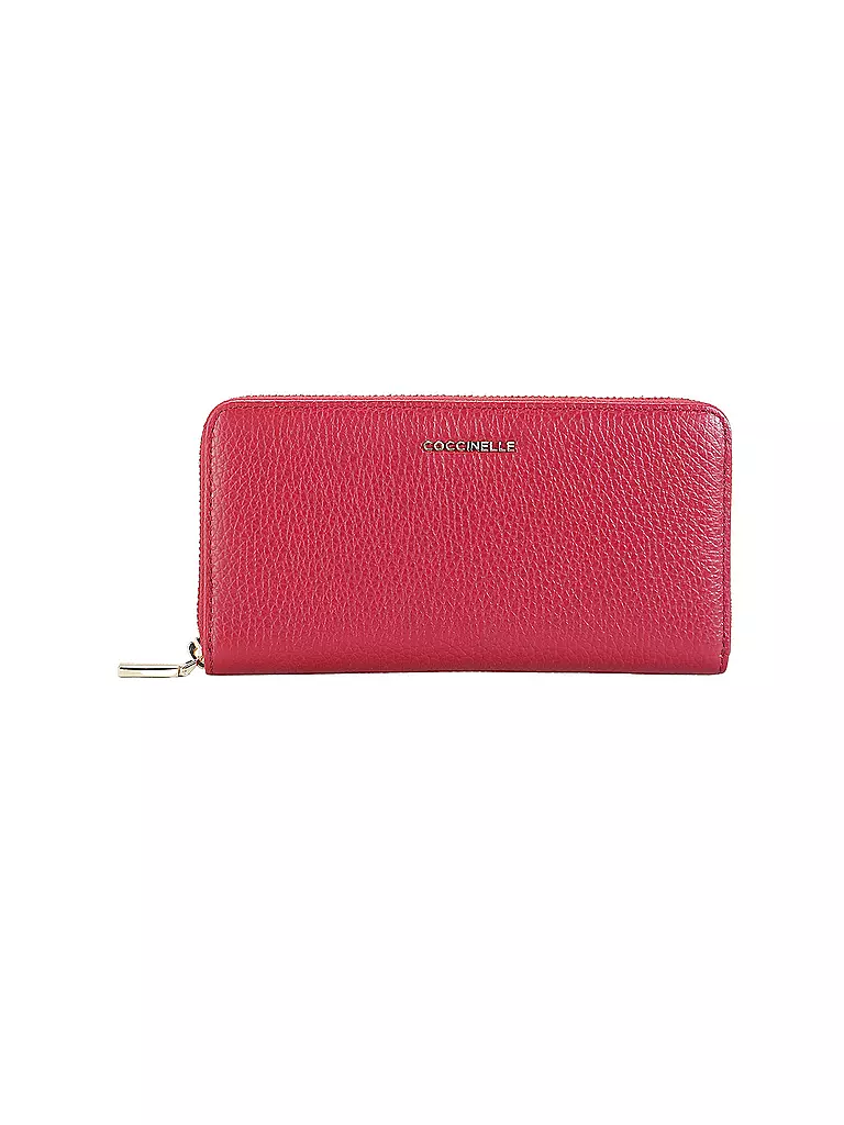 COCCINELLE | Geldbörse METALLIC SOFT | Rojo