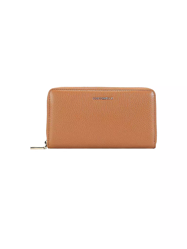 COCCINELLE | Geldbörse METALLIC SOFT | Camel