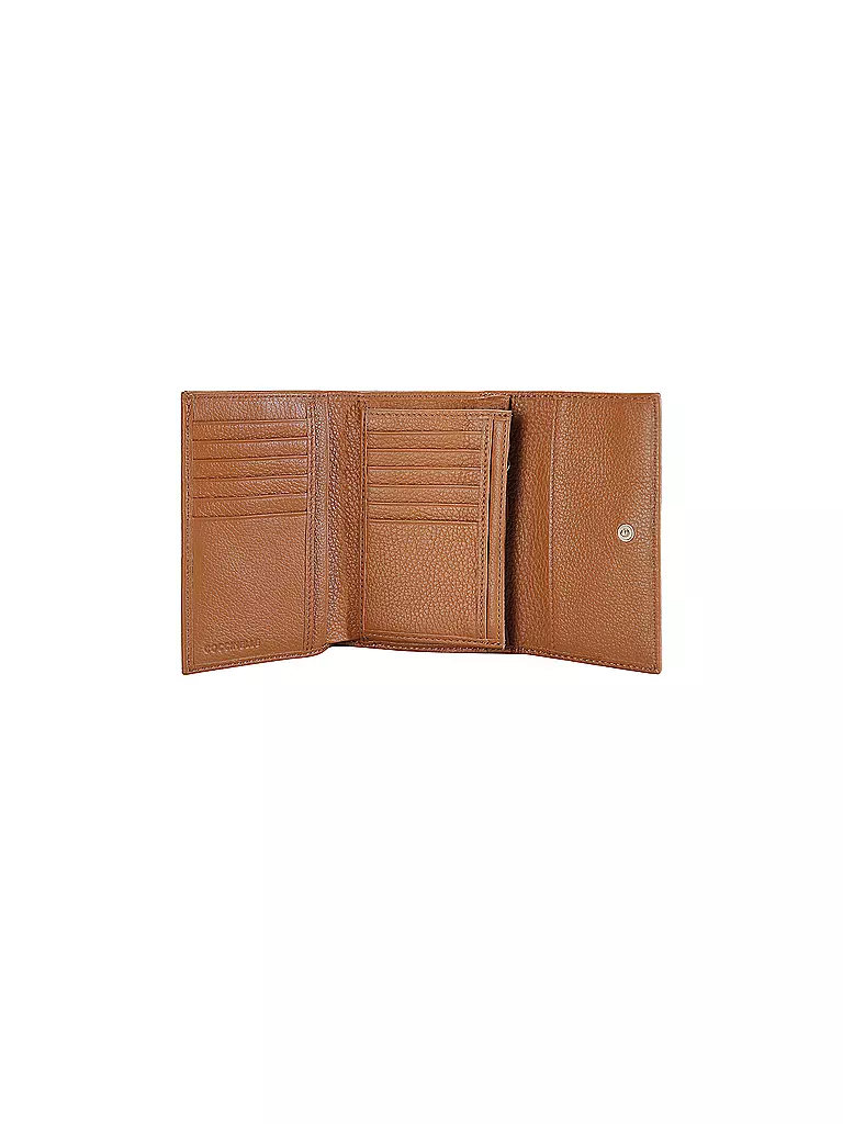 COCCINELLE | Geldbörse METALLIC SOFT | Camel