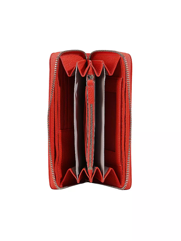 COCCINELLE | Geldbörse METALLIC SOFT | Rojo