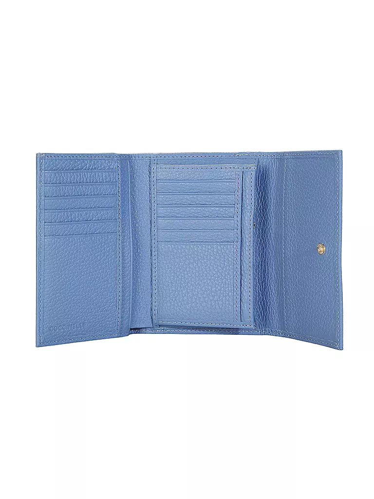 COCCINELLE | Geldbörse METALLIC SOFT | Azul claro