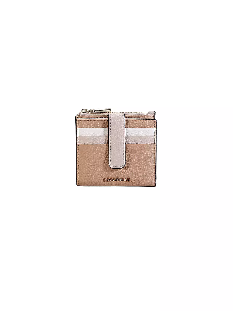 COCCINELLE | Geldbörse METALLIC TRICOLOR | Crema