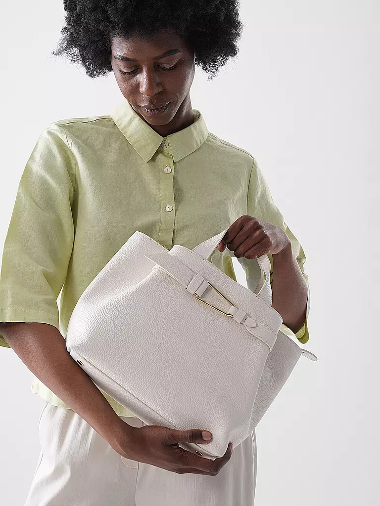 COCCINELLE | Ledertasche - Henkeltasche COCCINELLEMALORY | Blanco