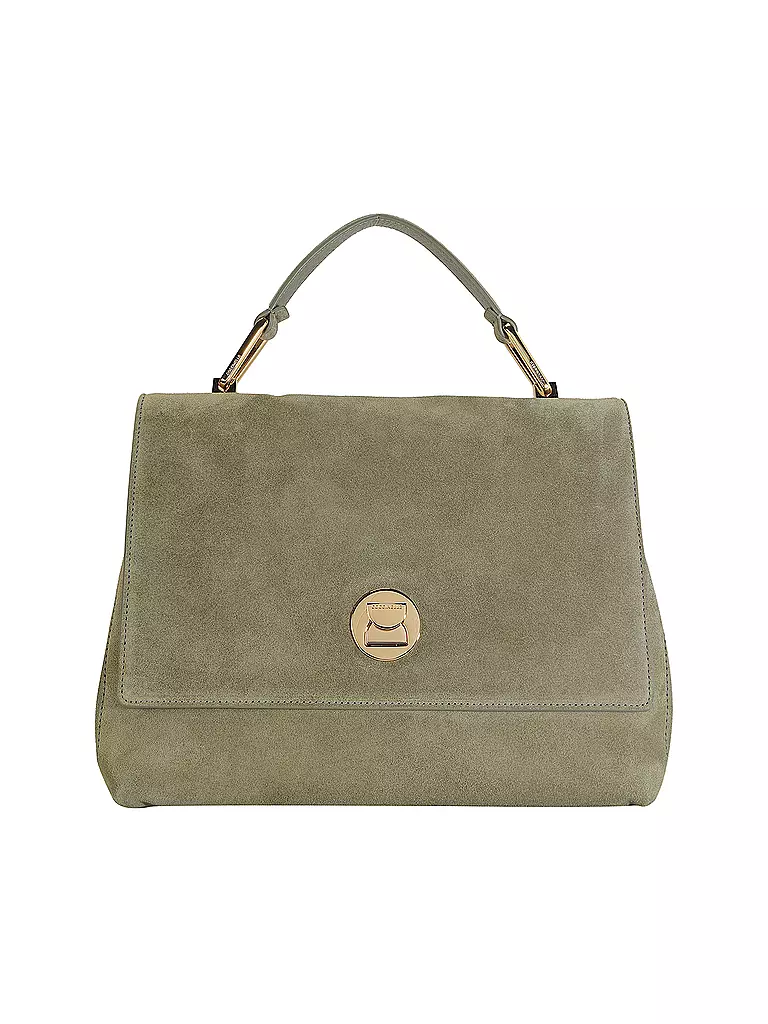 COCCINELLE | Ledertasche - Henkeltasche LIYA  SUEDE | Oliva