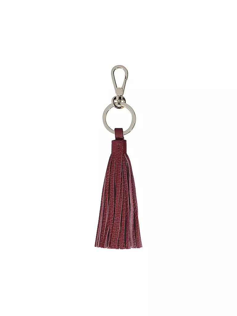 COCCINELLE | Llavero TASSEL | Rojo oscuro