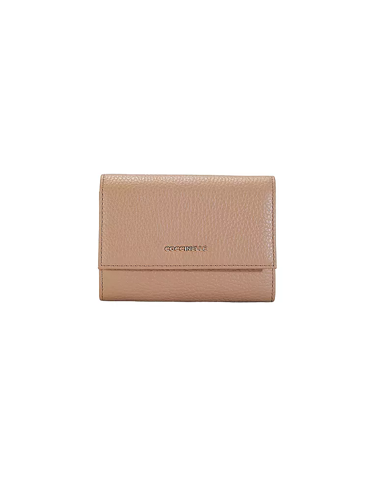 COCCINELLE | Monedero METALLIC SOFT | Camel