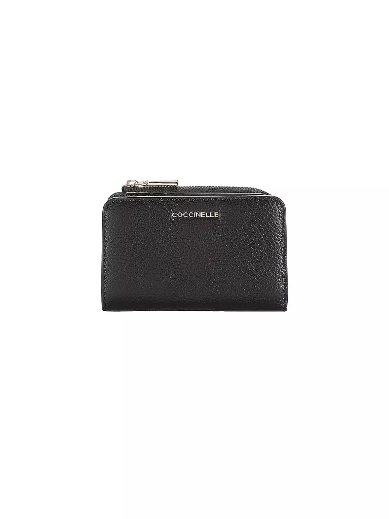 COCCINELLE | Monedero METALLIC SOFT | Negro
