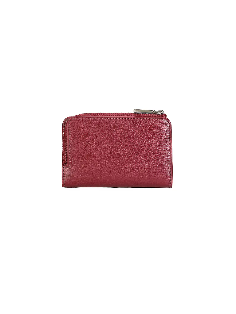 COCCINELLE | Monedero METALLIC SOFT | Rojo oscuro