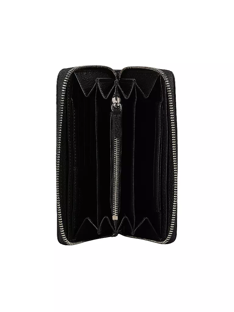 COCCINELLE | Monedero METALLIC SOFT | Negro