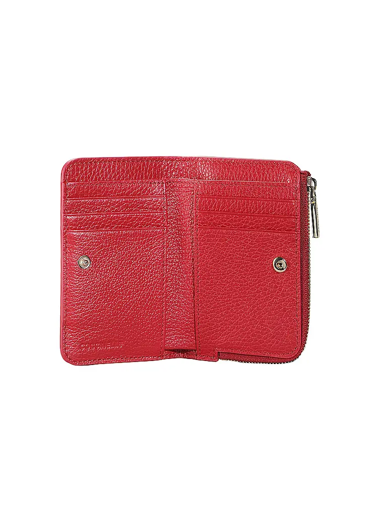 COCCINELLE | Monedero METALLIC SOFT | Rojo
