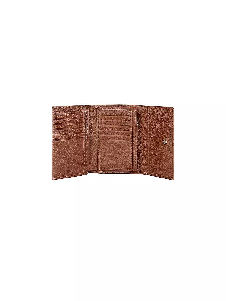 COCCINELLE | Monedero METALLIC SOFT | Camel