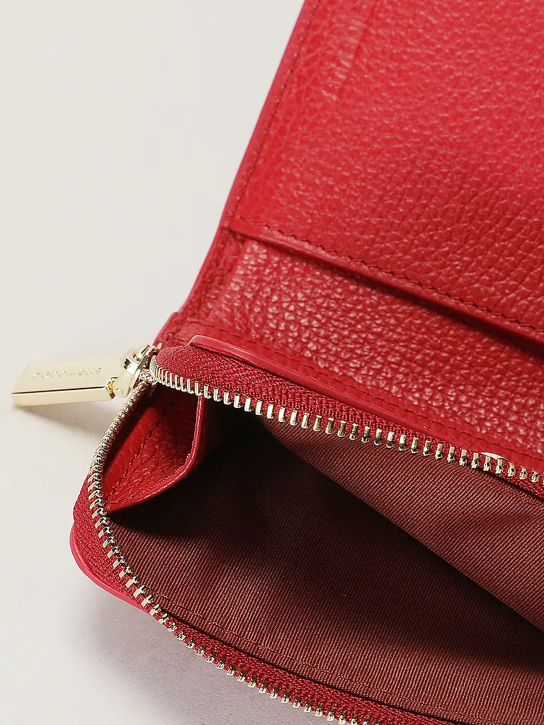 COCCINELLE | Monedero METALLIC SOFT | Rojo