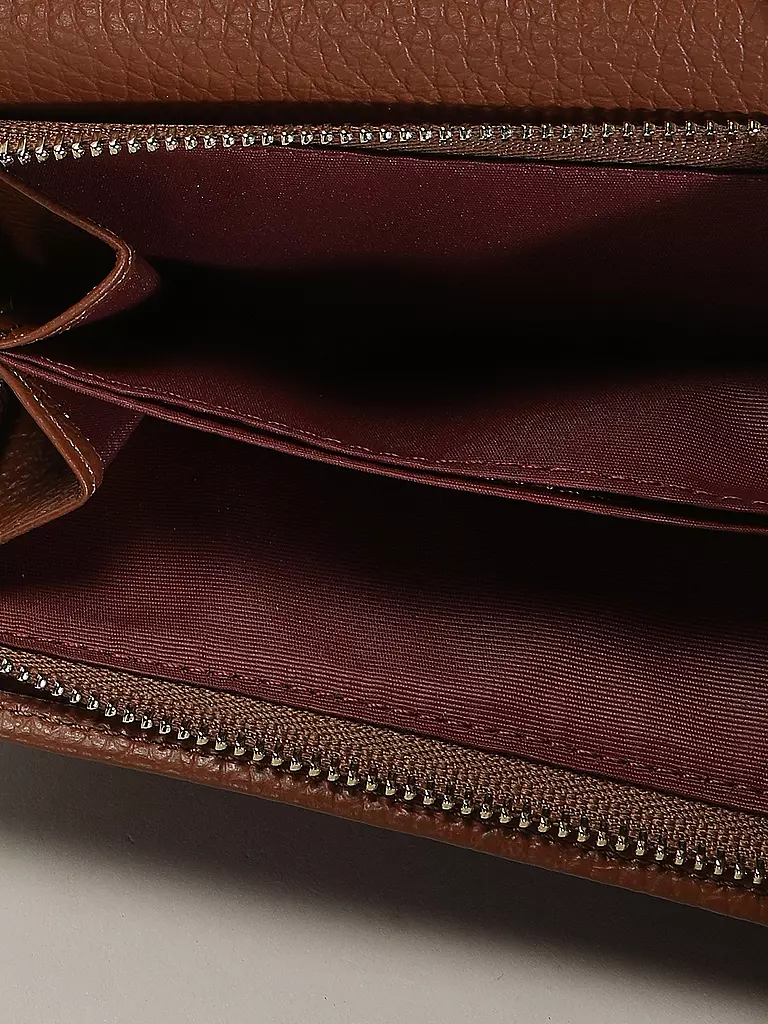 COCCINELLE | Monedero METALLIC SOFT | Camel